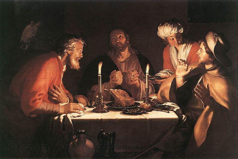 Abraham Bloemaert The Emmaus Disciples Germany oil painting art